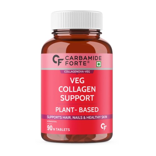 Carbamide Forte 100% Veg Collagen Tablets for Skin & Hair